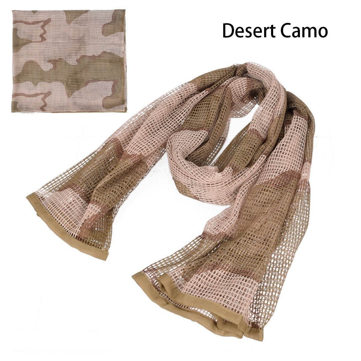Breathable camouflage outdoor men's and women's scarves - Mubimart