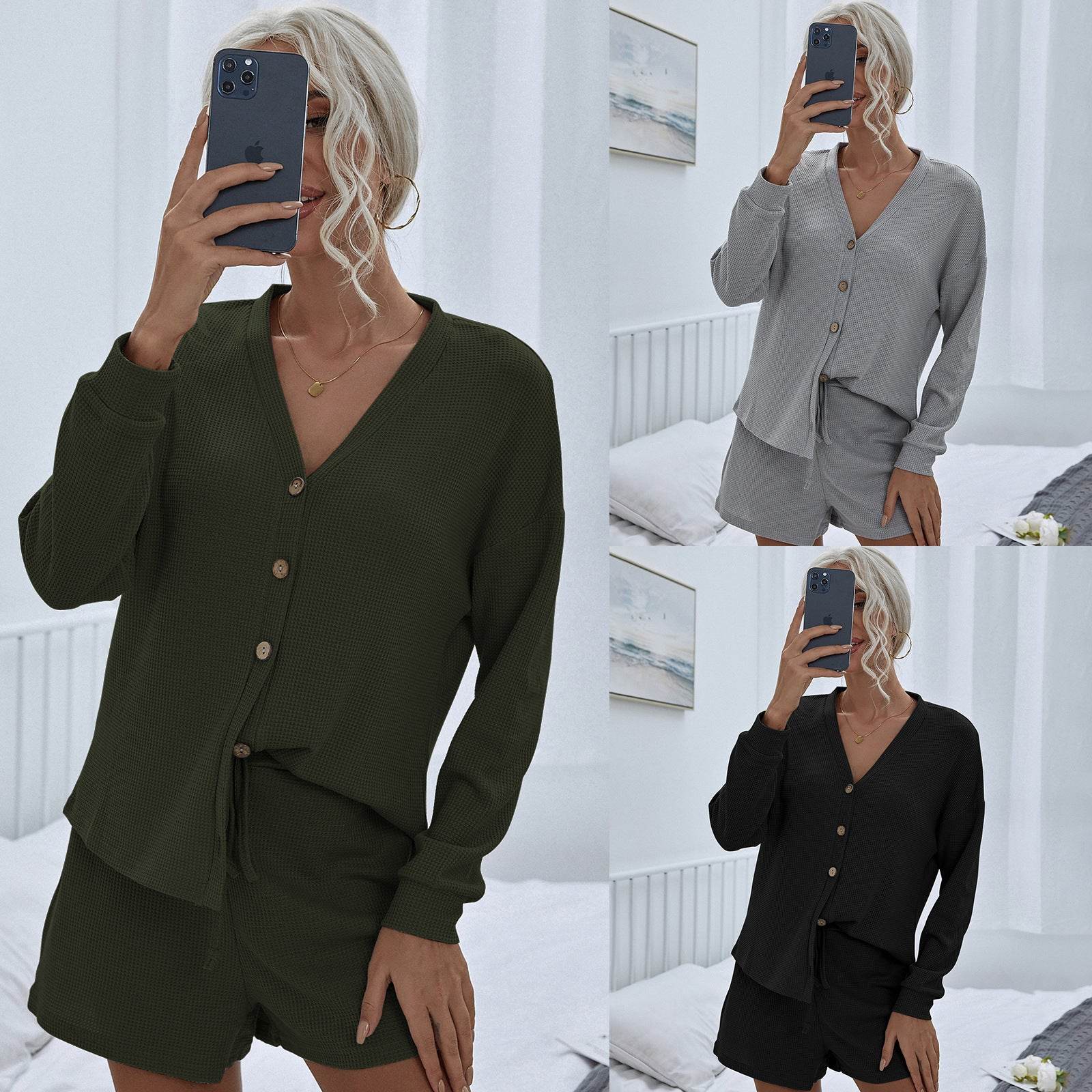 Two-piece Loungewear Leisure Sports Suit - Mubimart