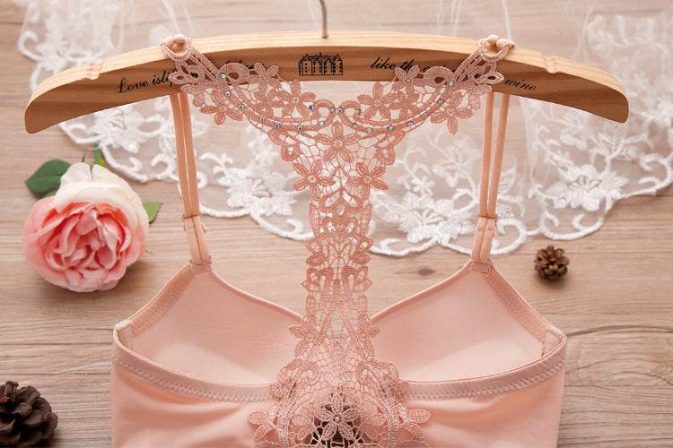 Japanese Lace Beauty Back Lingerie Bra - Mubimart