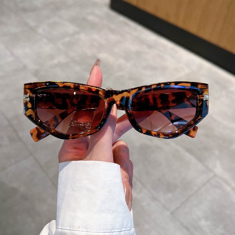 Cat Eye Sunglasses Women's Fashion Street Shooting UV Protection - Mubimart