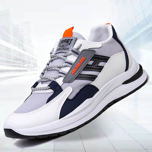 Men Sneakers White Sports Shoes Running Walking - Mubimart