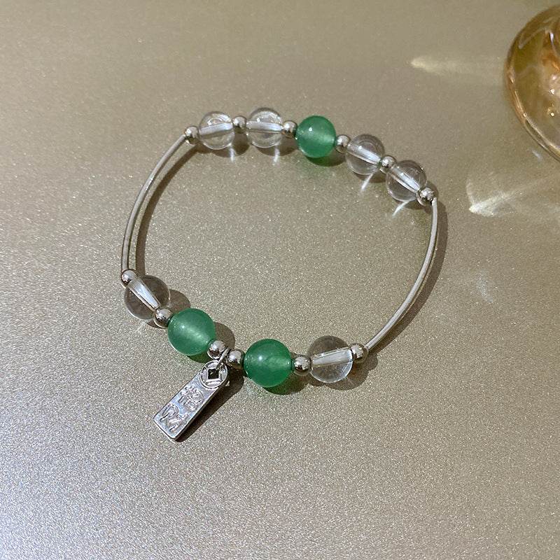 New Beaded Crystal Bracelet Women - Mubimart