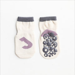 Bodensocken, Kleber, Rutschfest, Kleinkindersocken, Gekämmte Baumwolle, Babysocken