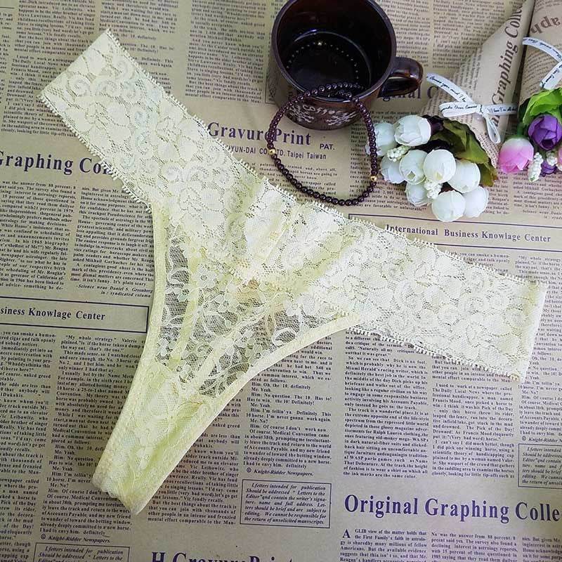 Women's Lace Thong - Mubimart