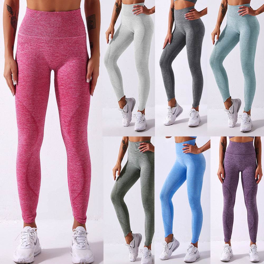 Seamless Sports Yoga Fitness Pants Women - Mubimart