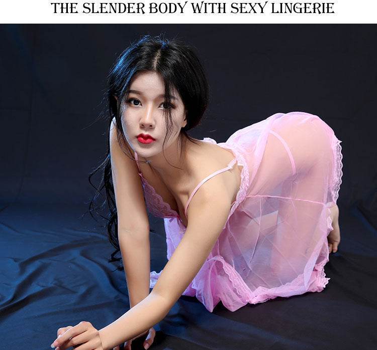 Sexy Lingerie Plus Size Large Swing Slip Nightdress Sexy - Mubimart