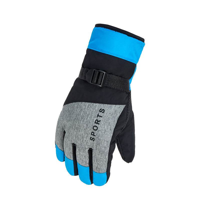 Men Ski Gloves Thickened And Velvet - Mubimart