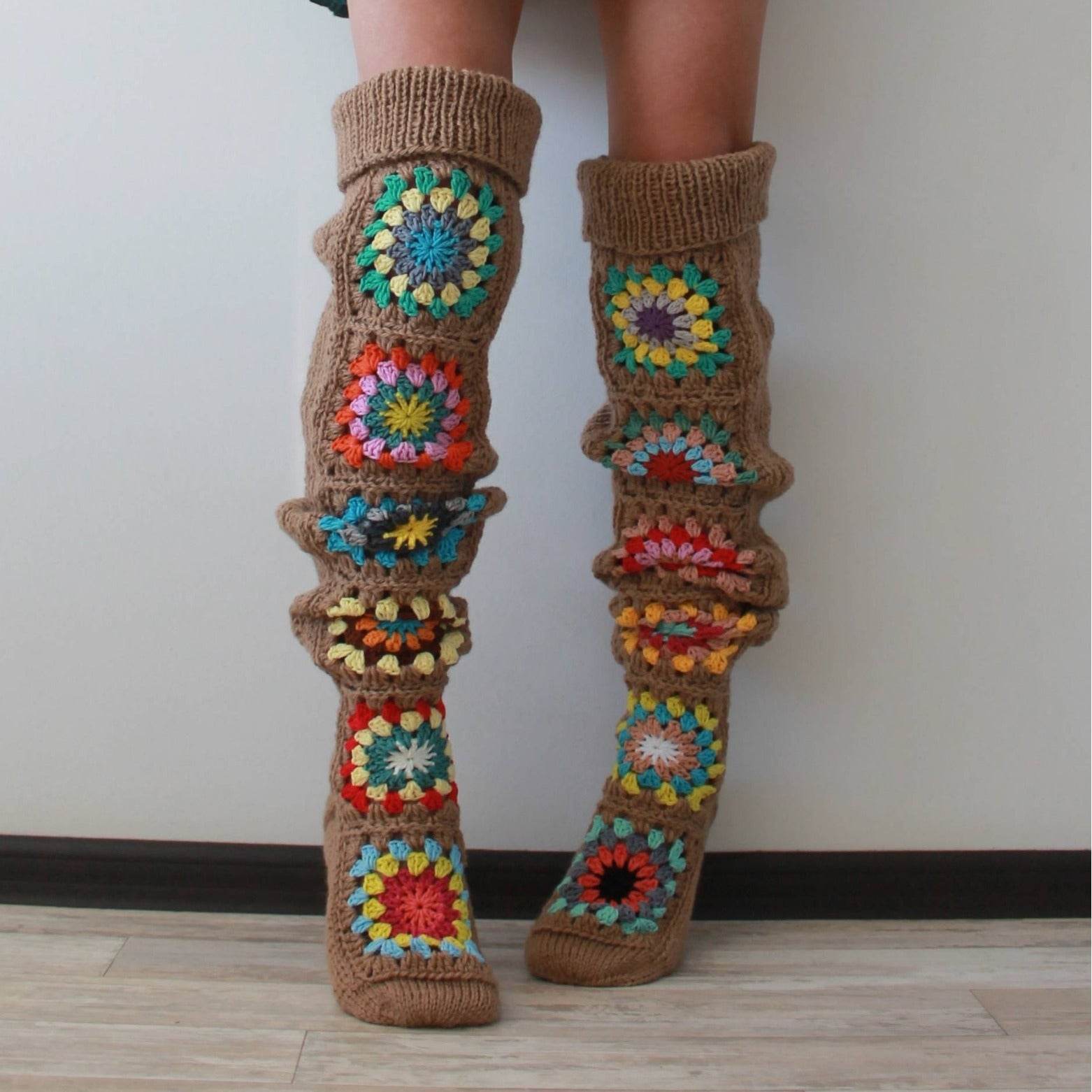 Women's Slimming High Knee Long Socks - Mubimart