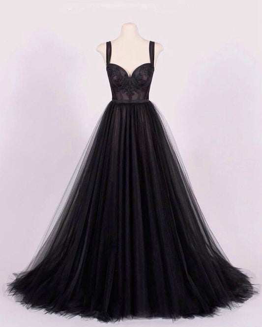 Long Dresses For Women Party Wedding Evening Spaghetti Strap - Mubimart