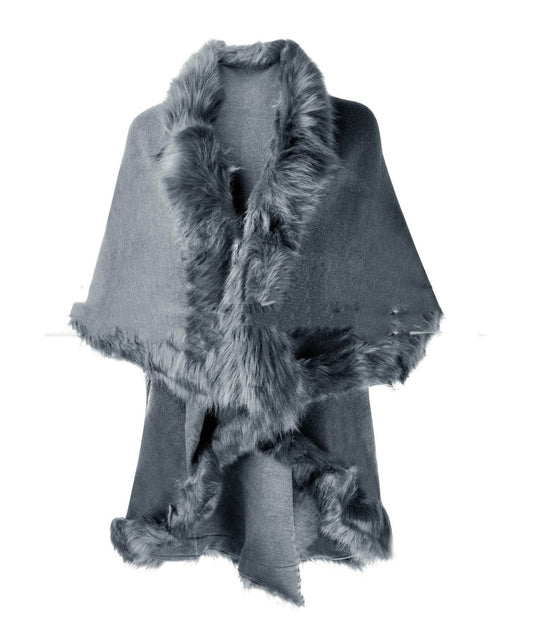 Women's Plus Size Cardigan Loose Cloak - Mubimart
