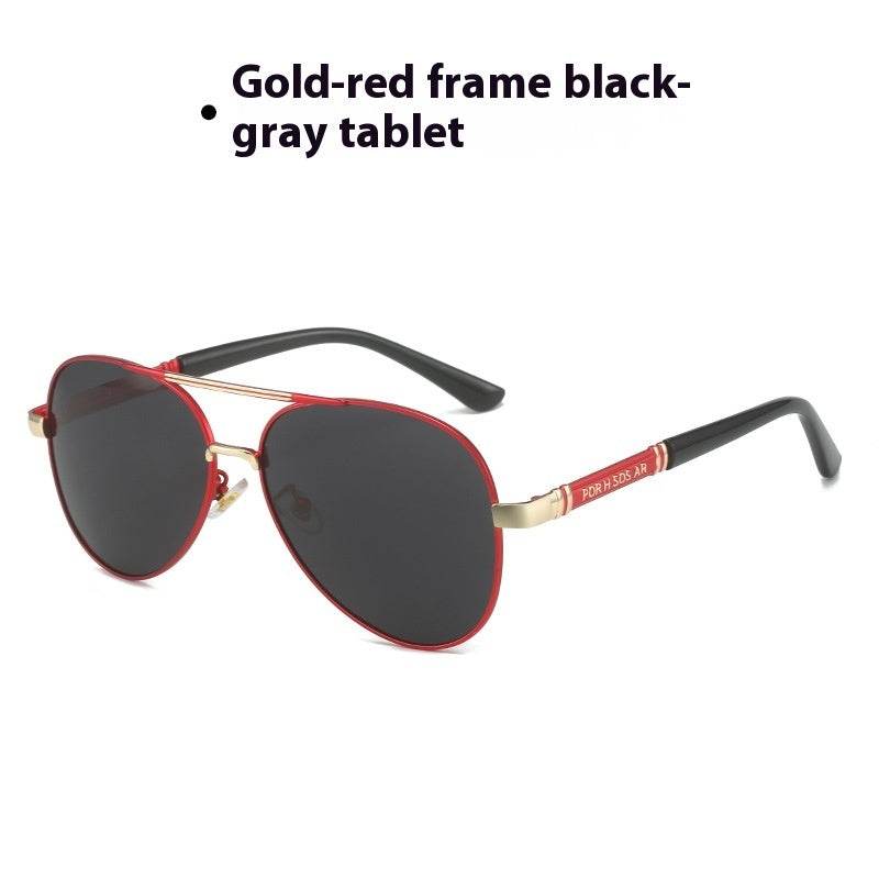 Polarized Sunglasses Photosensitive Color Changing Men's Sunglasses - Mubimart