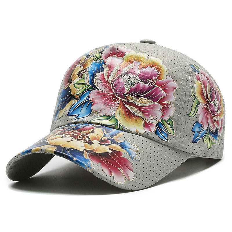 Hat Printing Men's And Women's Same Style Baseball Cap Sun Hat Peaked Cap