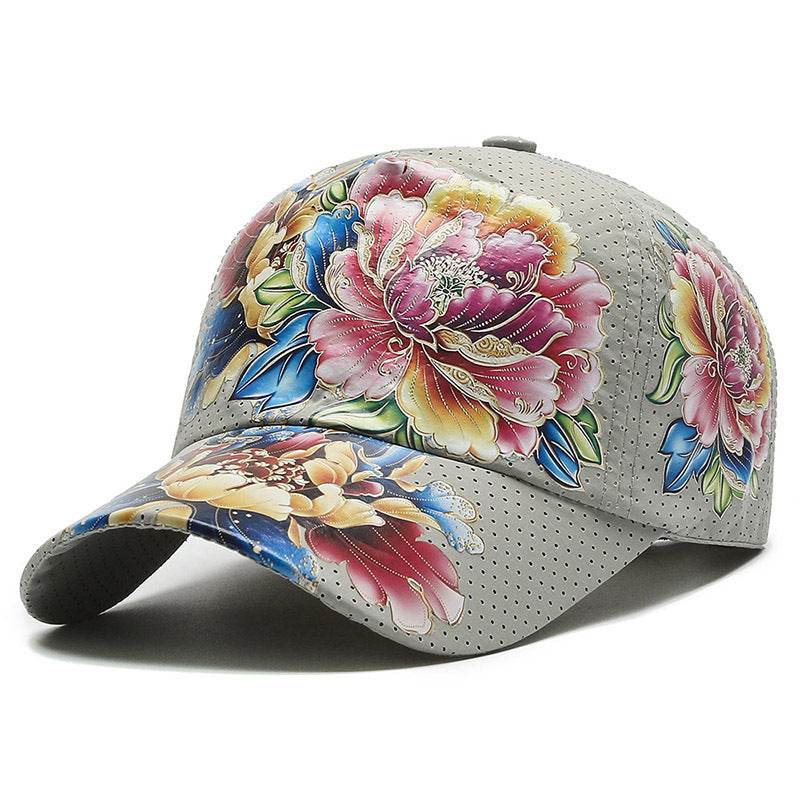 Hat Printing Men's And Women's Same Style Baseball Cap Sun Hat Peaked Cap - Mubimart