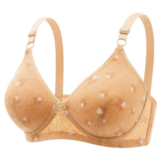 Large Size Thin Underwear Anti-sagging Wireless Bra - Mubimart