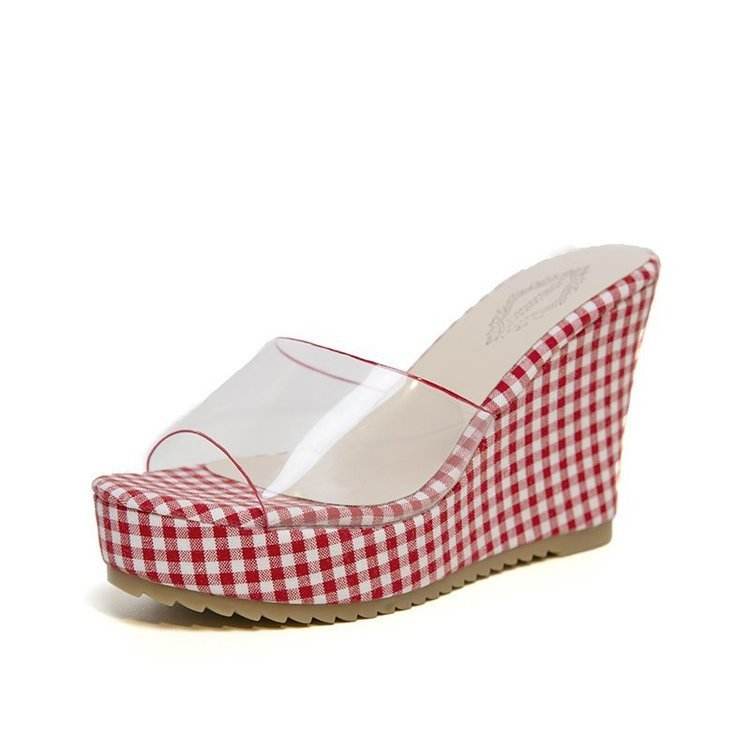 Fashion Ladies Platform Sandals With Wedge Heels - Mubimart