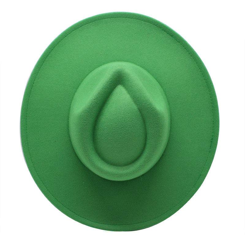 New Woolen Casual Fedora Hat - Mubimart