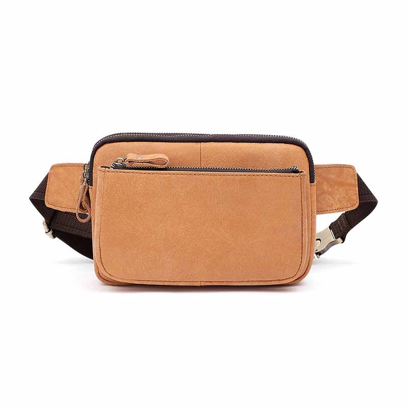 Herren Hüfttasche, lässig, funktional, Geld, Telefon, Gürteltasche, männlich, Unisex, Schultertasche für Gürtel, Leder, Hüfttasche, Brust, Telefon, Geldbörse