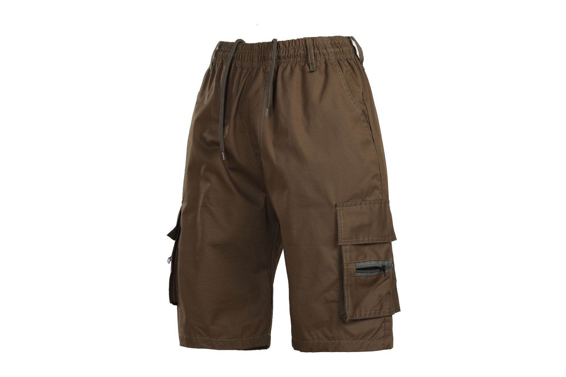 Men's Thin Multi-pocket Cargo Shorts Sports Shorts - Mubimart