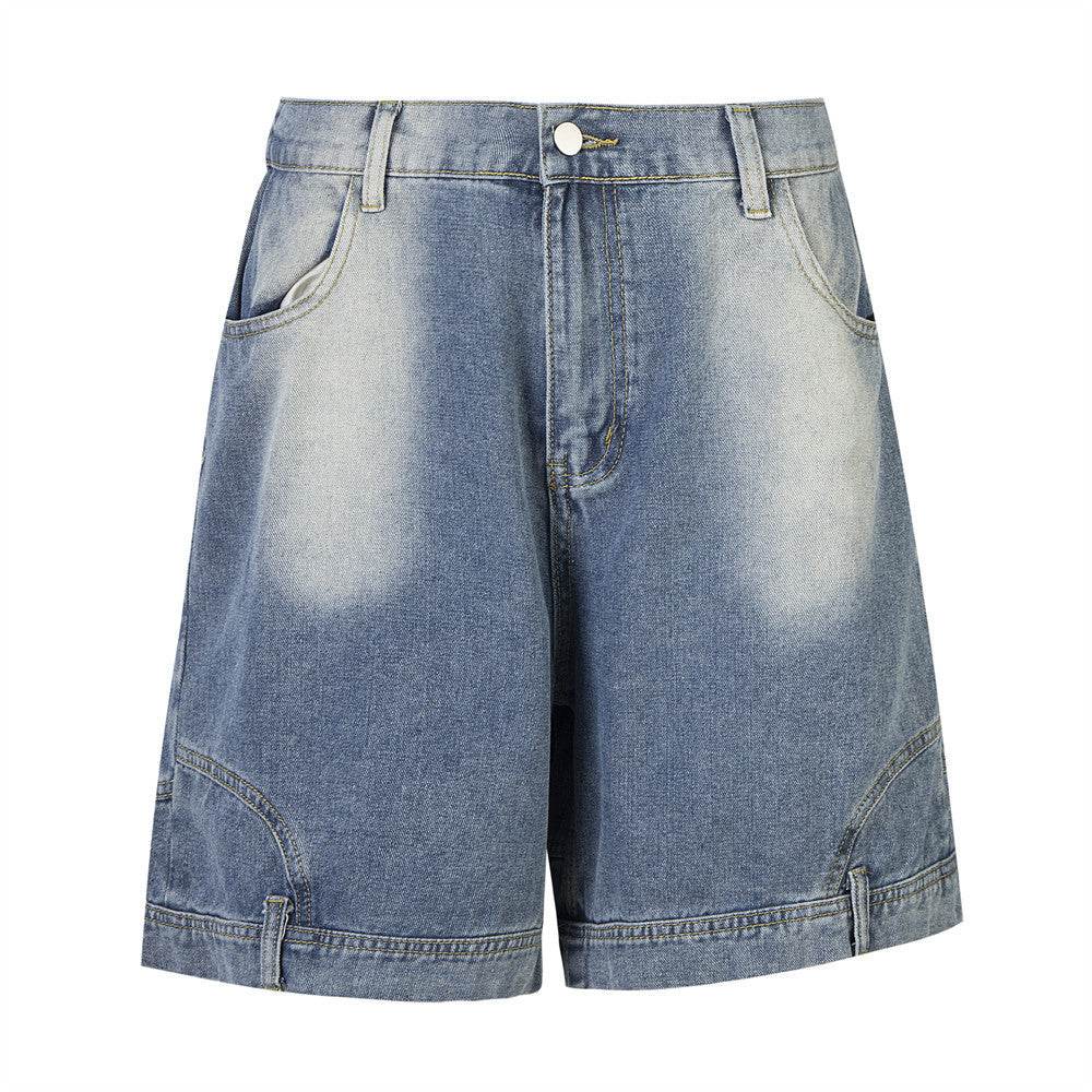 Fashion Baggy Denim Shorts Men And Women - Mubimart