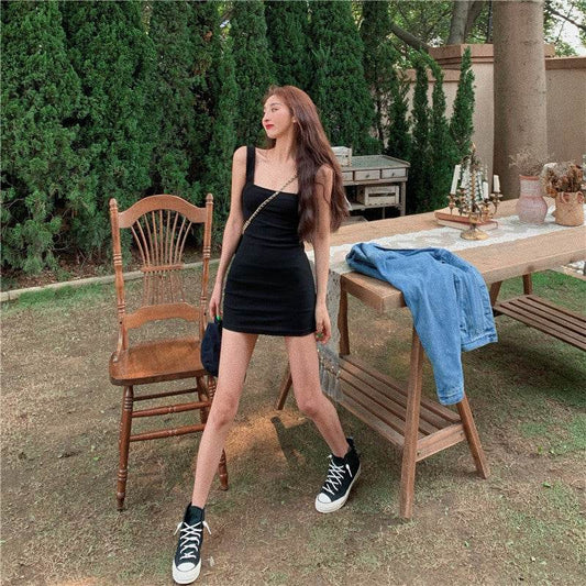 Summer Temperament Camisole Dress Women - Mubimart