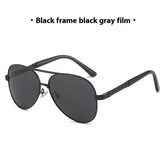 Polarized Sunglasses Photosensitive Color Changing Men's Sunglasses - Mubimart