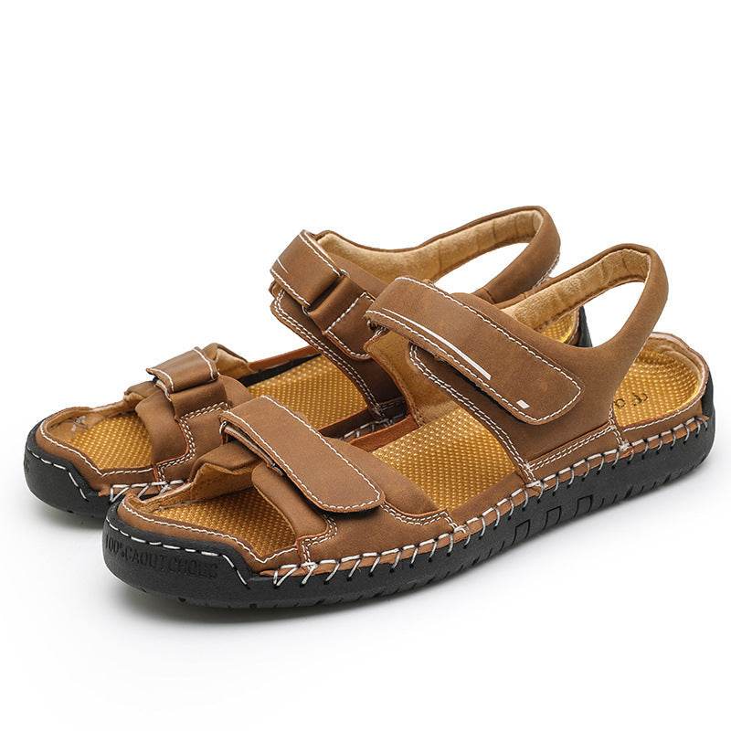 Men's Sandals Casual Trend Leather Sandals Men's Wholesale - Mubimart