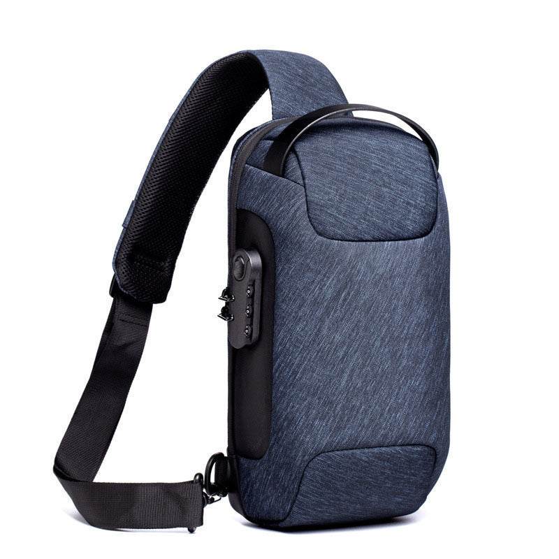 Sling Bag, Waterproof Men's Chest Bag Shoulder Bags Crossbody Sling Backpack For Men - Mubimart