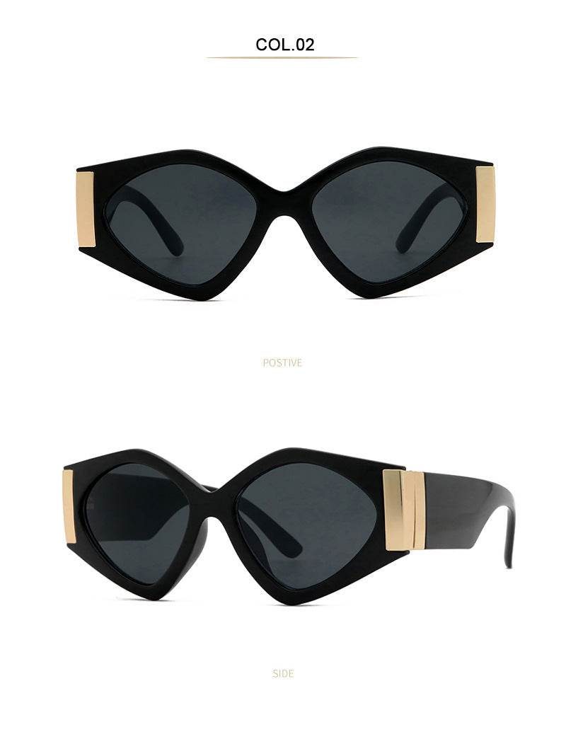Fashion Small Frame Cat Eye Female Sunglasses - Mubimart