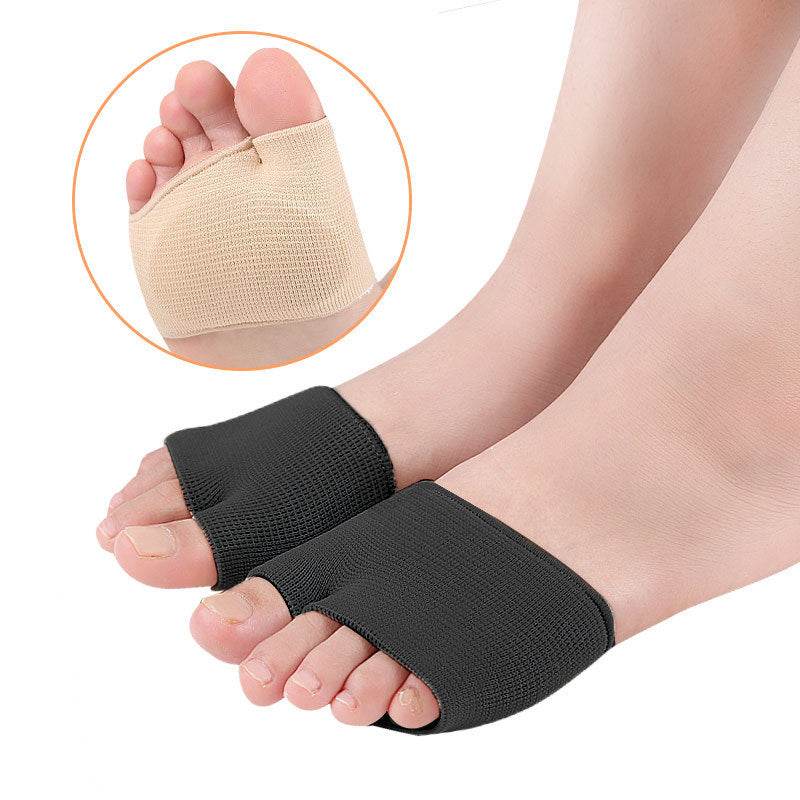 Forefoot Pad Toe Separator Protective Cover Hallux Valgus Separator Plus Silicone Super Soft Shock Absorption Massage Foot Protector - Mubimart