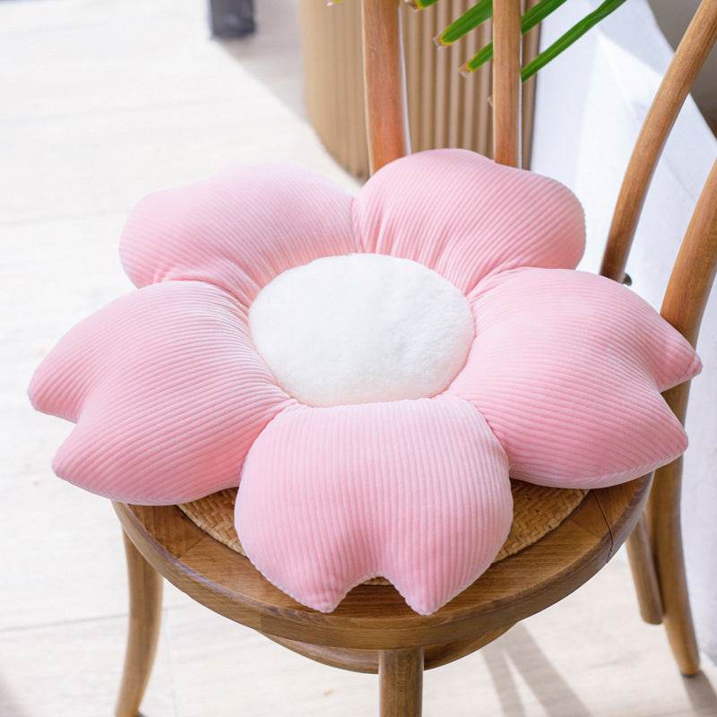 Small Daisy Flower Throw Pillow Cushion Floor Chair Cushion Cushion Office Sedentary Couch - Mubimart