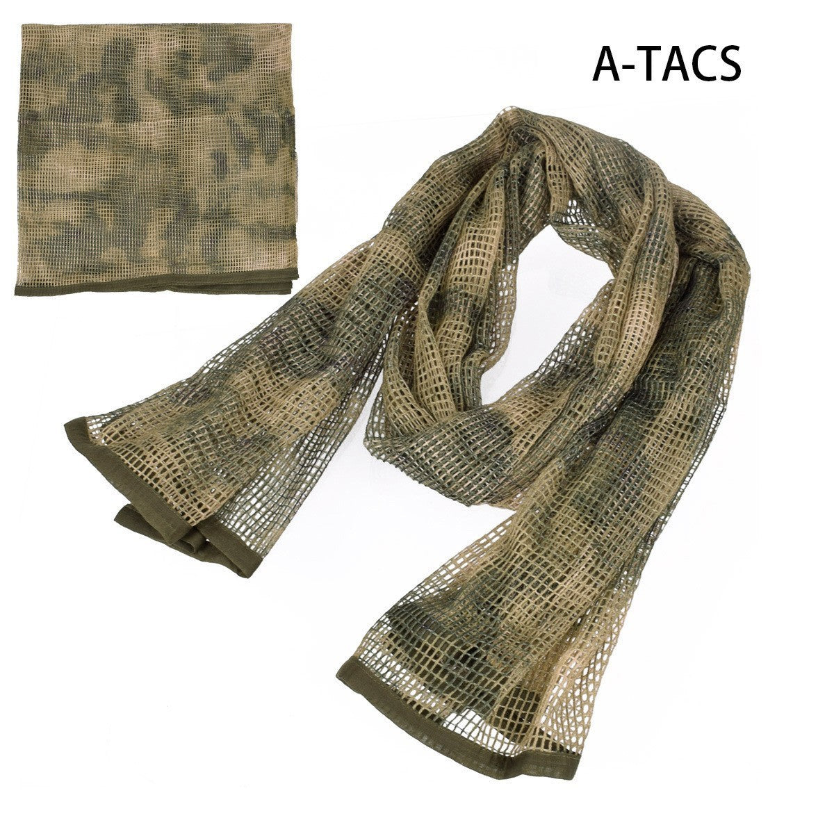 Ademende camouflage outdoor sjaals voor heren en dames