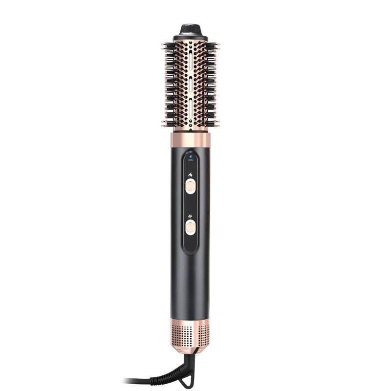 4 Heads Hot Air Black Cold Air Comb Hair Dryer Hair Dryer Hair Dryer Curled Iron Rotating Brush 4 In 1 - Mubimart