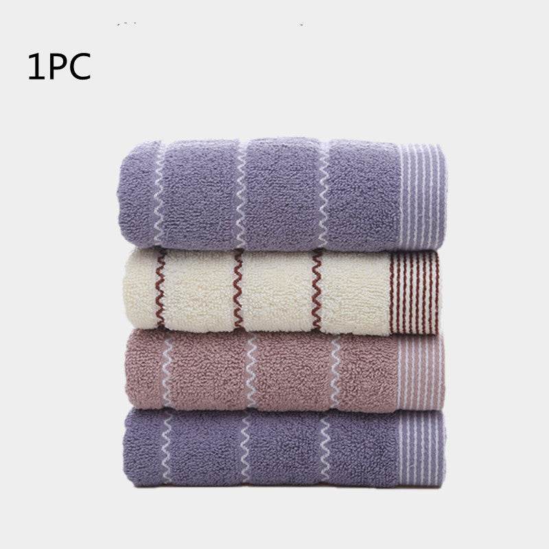 4 Packs Of Towels, Pure Cotton, Adult Face And Bath, Household - Mubimart