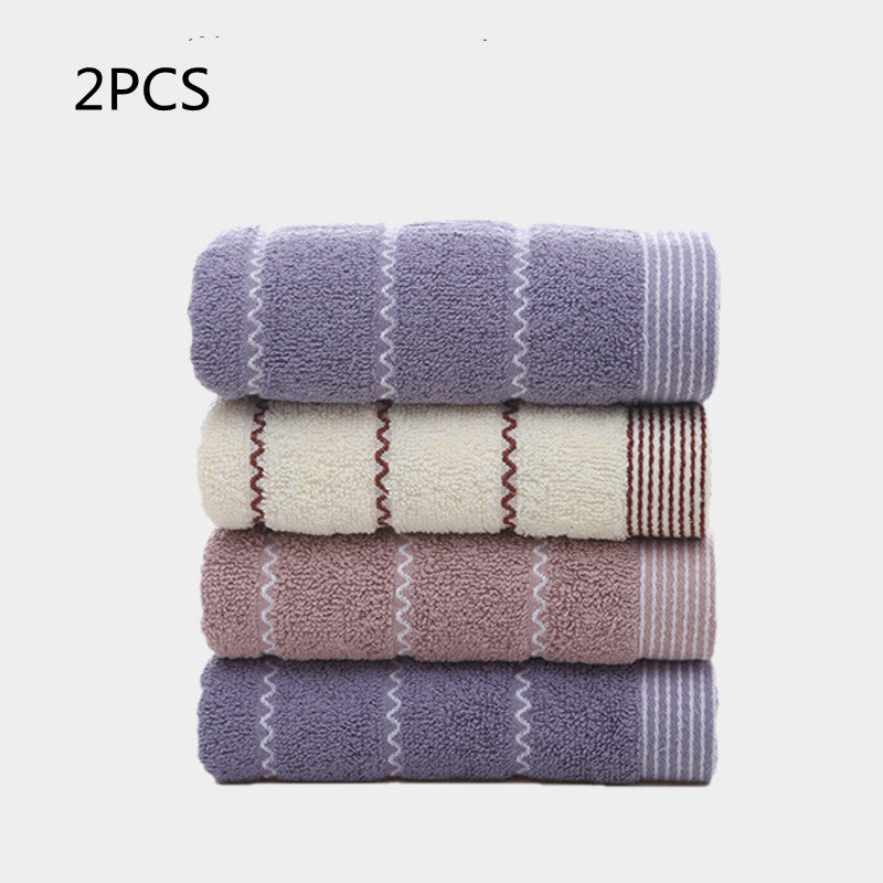 4 Packs Of Towels, Pure Cotton, Adult Face And Bath, Household - Mubimart -  