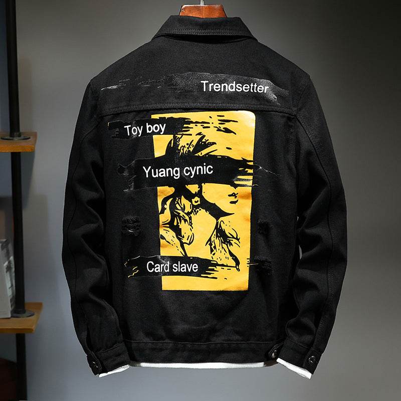 Men's denim jacket - Mubimart