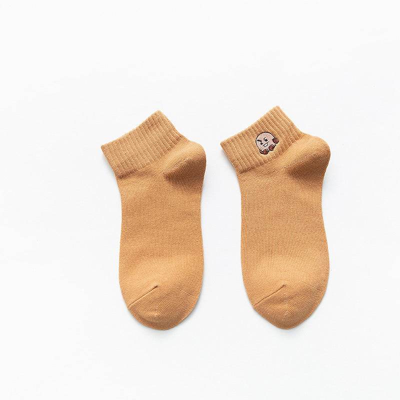 Low waist socks invisible boat socks - Mubimart