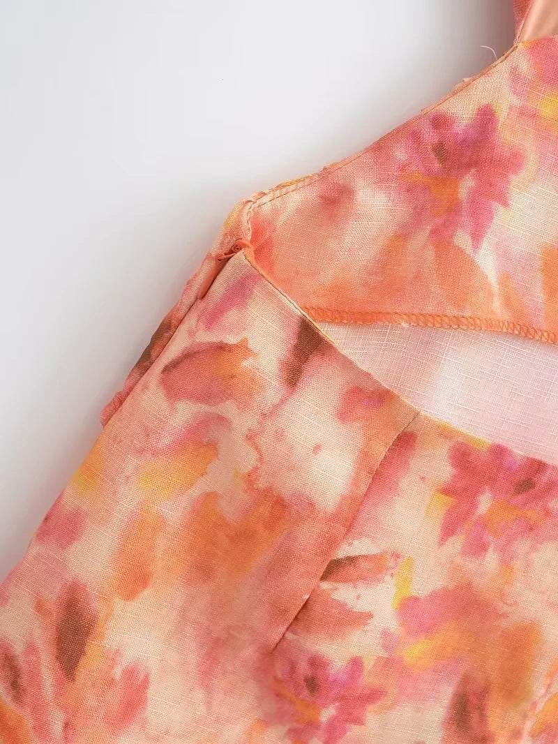 Laminated Decoration Midi Skirt Dress - Mubimart