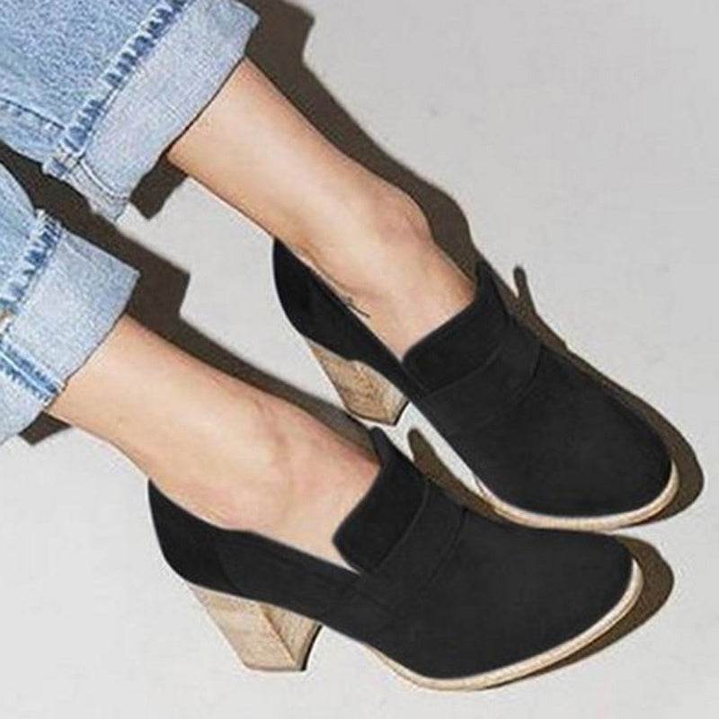 Frosted Chunky Booties - Mubimart