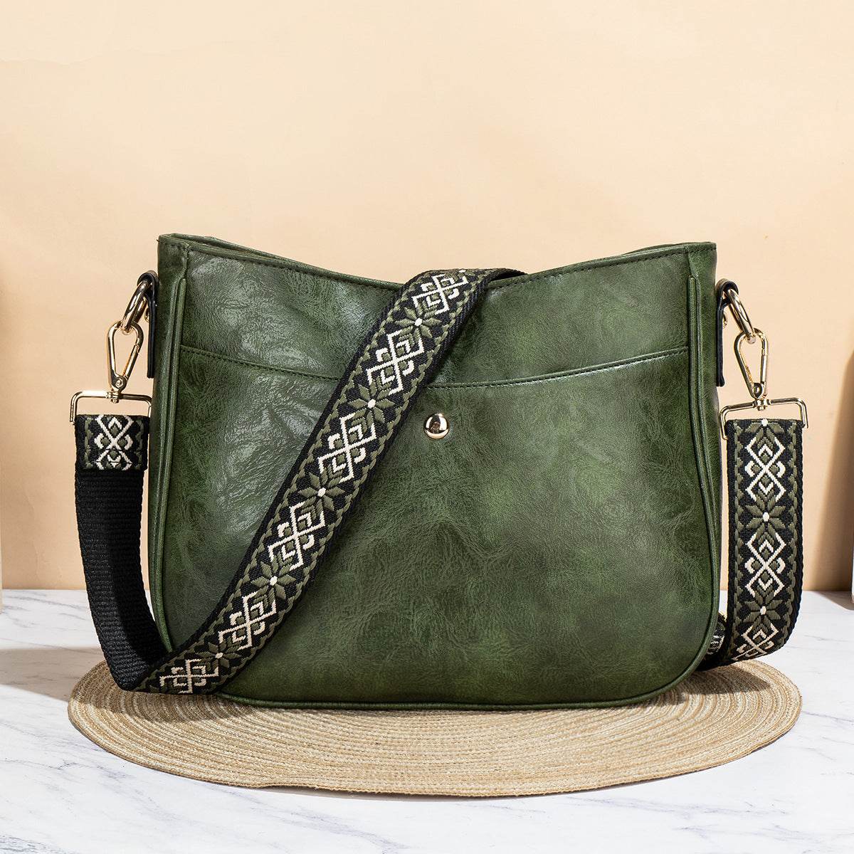 Crossbody Shoulder Bag Simple Fashion Women - Mubimart