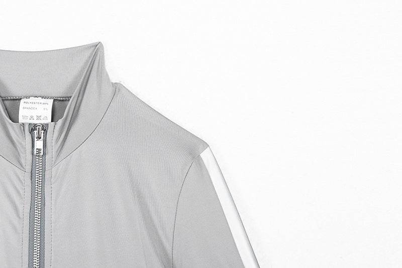 Reflective Paneled Bodysuit - Mubimart