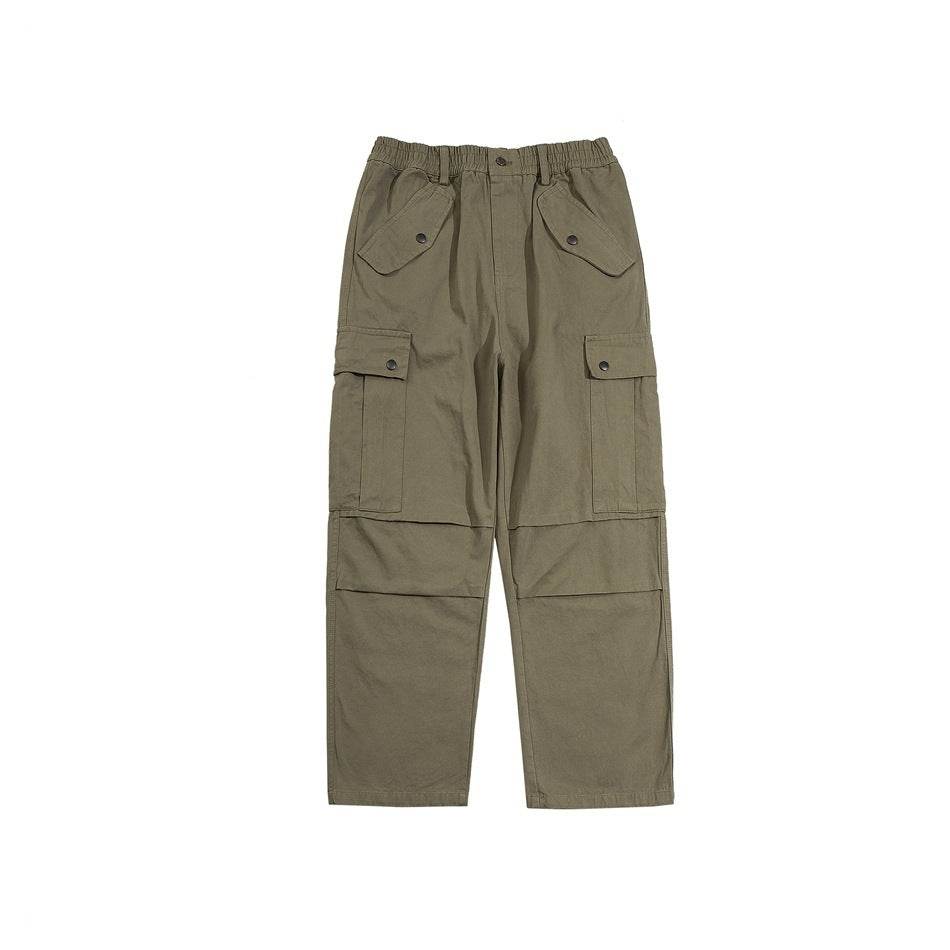 Retro Multi-pocket Cargo Pants Men And Women - Mubimart