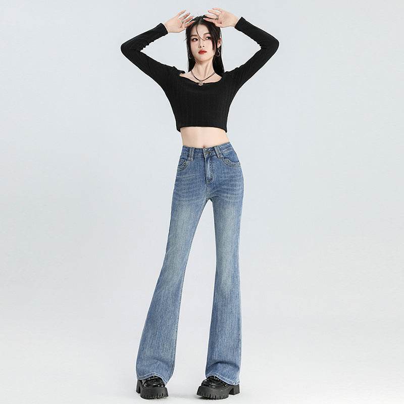 Fashionable American-style Skinny Jeans For Women - Mubimart