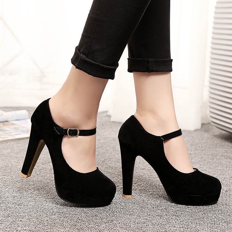 Frosted high heels - Mubimart