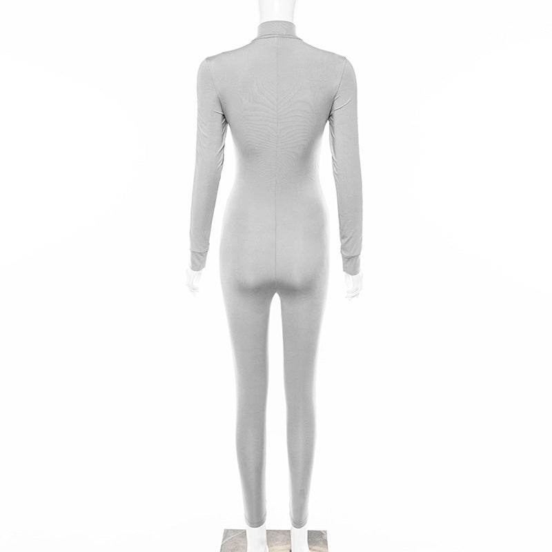 Reflective Paneled Bodysuit - Mubimart