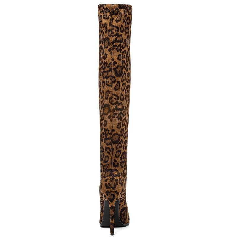 Stiletto high heel over the knee boots - Mubimart