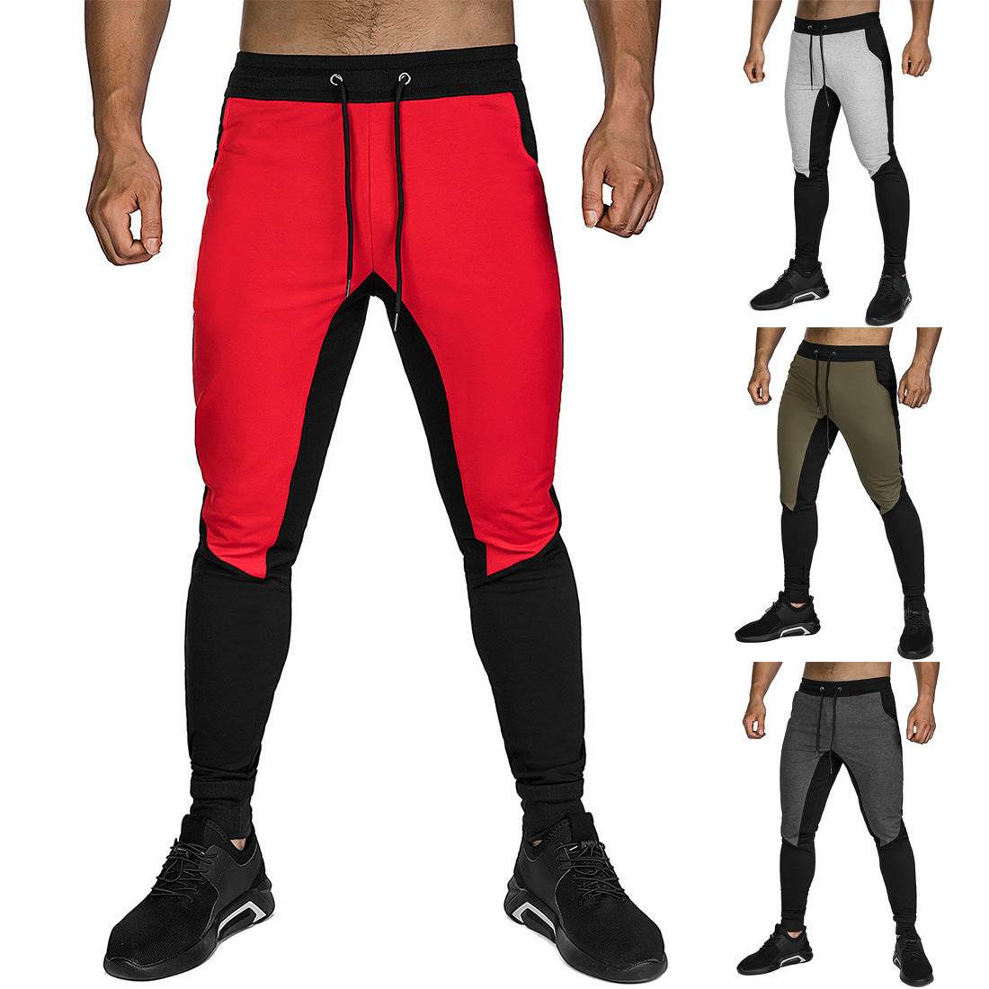Men's Sweatpants Sports Pants Small Sweatpants Long Pants - Mubimart
