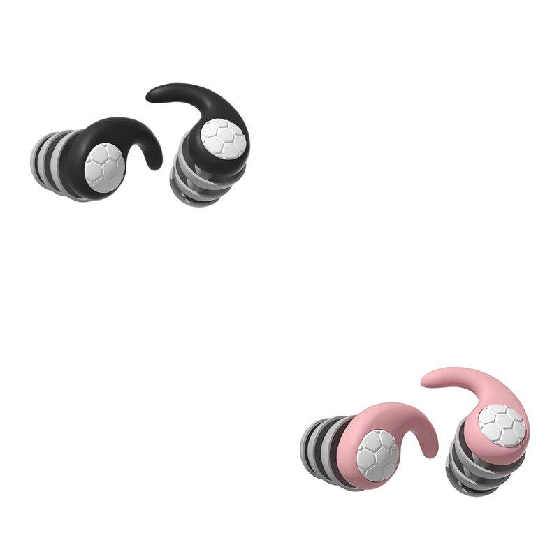 Sleeping And Swimming Waterproof Three-layer Silent Silicone Soundproof And Noise-reducing Earplug - Mubimart
