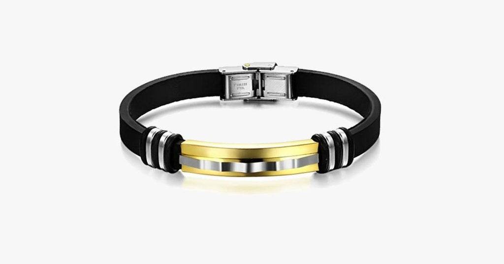 Zap Stainless Steel Mens Bracelet - Mubimart