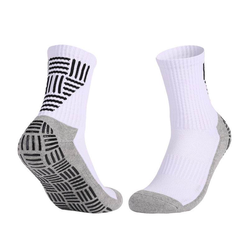 Thick Towel Bottom Mid-calf Soccer Socks Non-slip Sweat-proof Athletic Socks - Mubimart