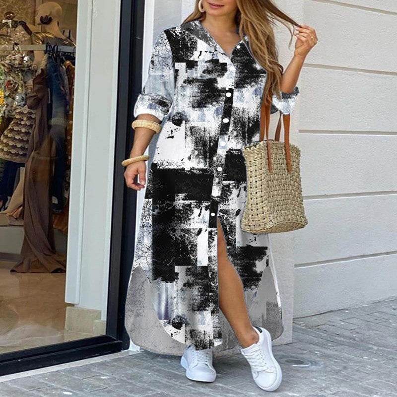 Sexy shirt dress - Mubimart